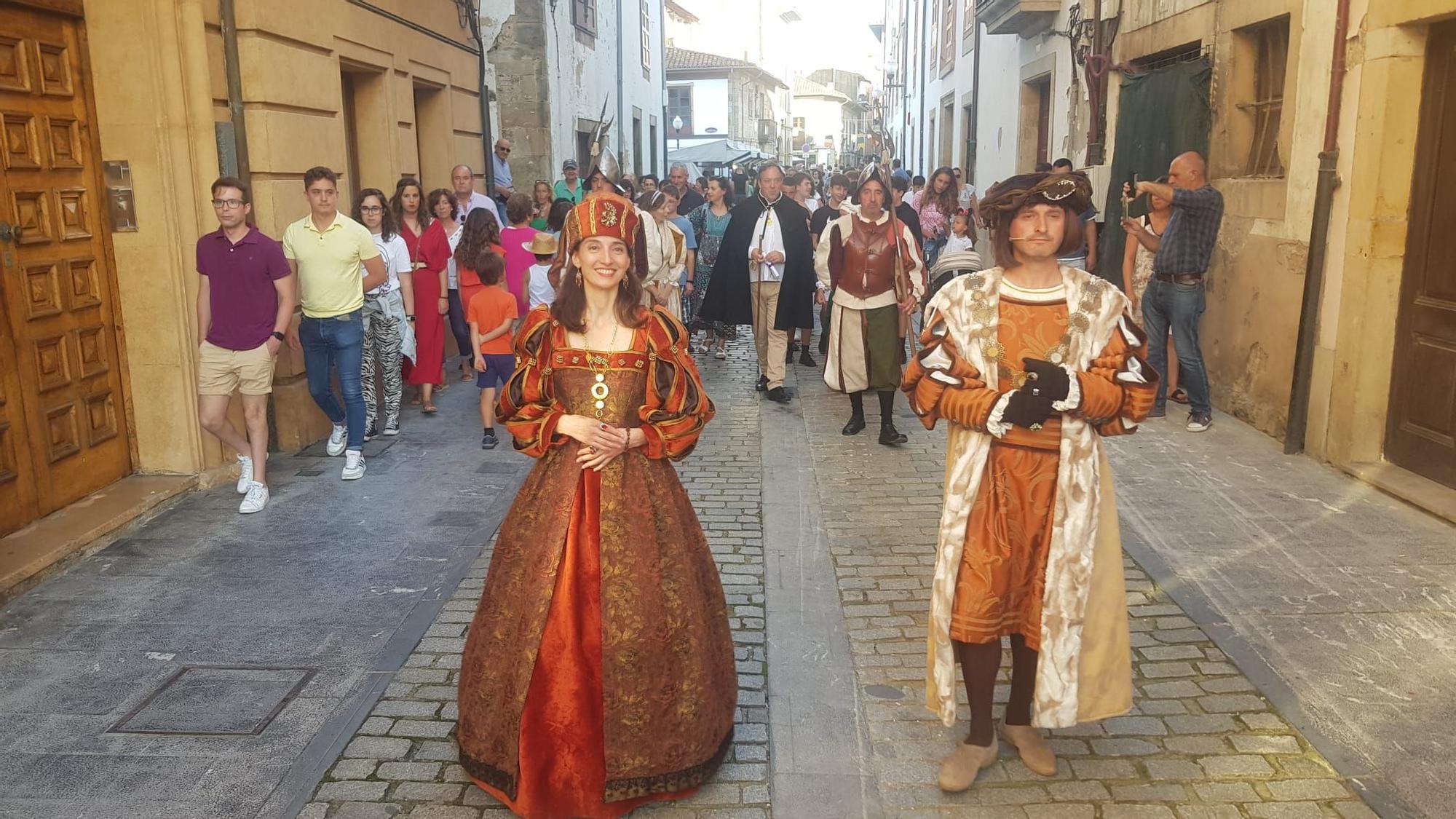 El desembarco de Carlos V en Tazones, así es la gran recreación histórica de Villaviciosa