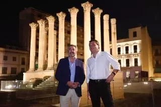 El Templo Romano estrena su nueva iluminación