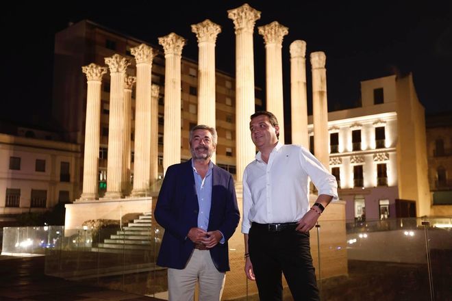 El Templo Romano estrena su nueva iluminación