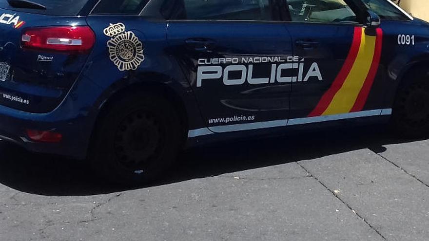 Vehículo de la Policía Nacional.