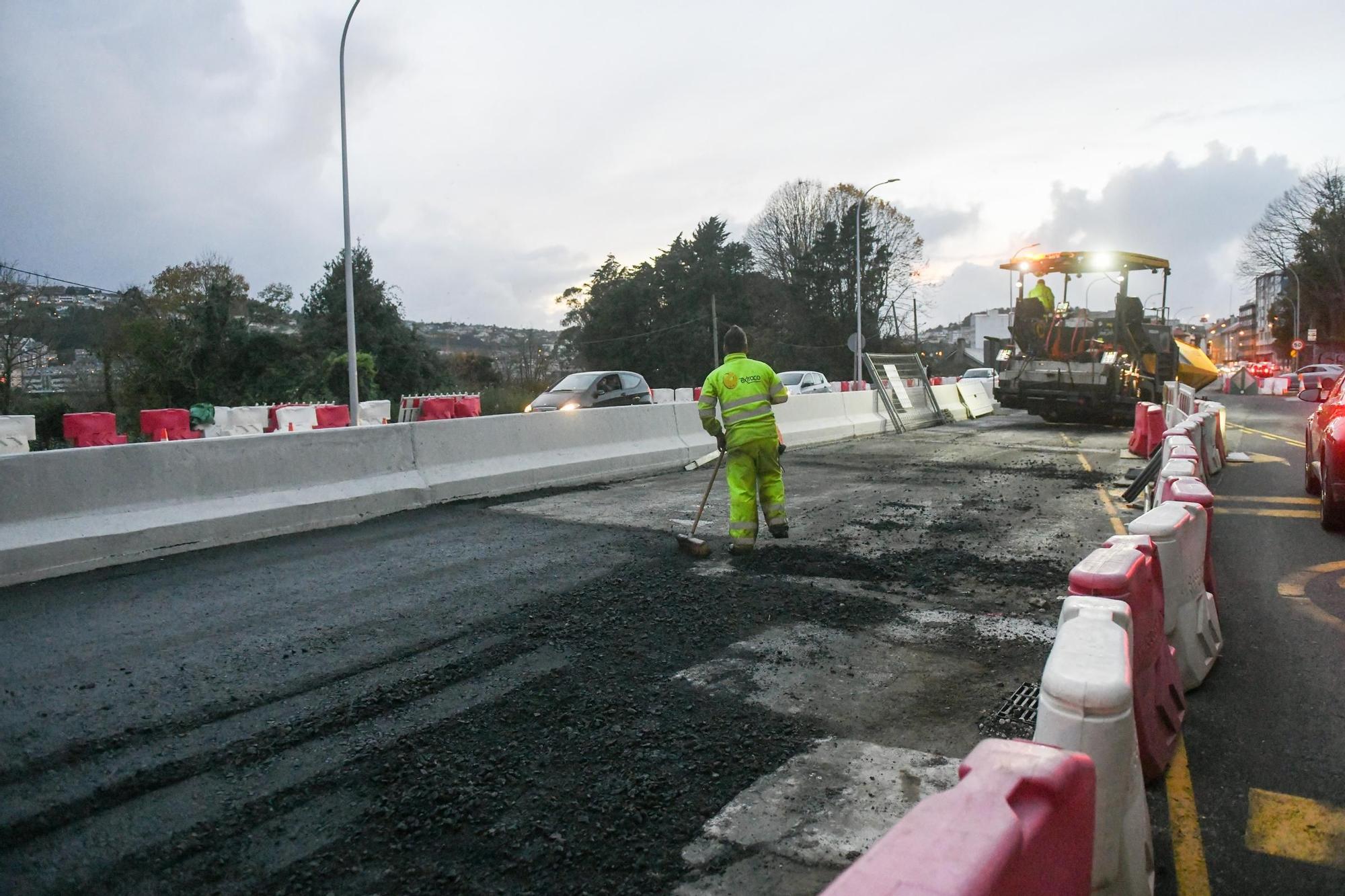 Últimas obras antes de abrir el túnel de Sol y Mar