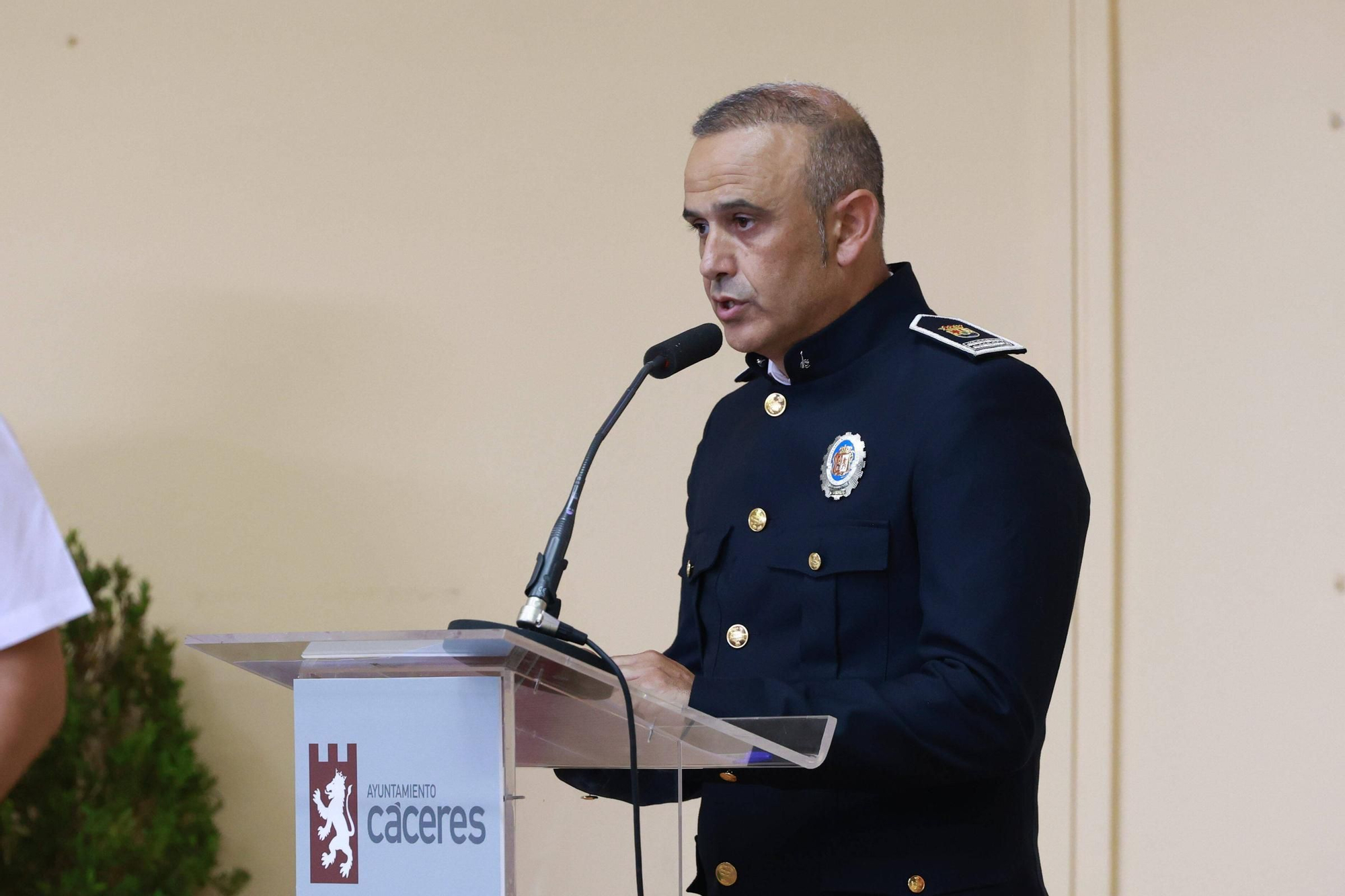 Acto institucional de la Policía Local de Cáceres por la festividad de la Virgen del Carmen