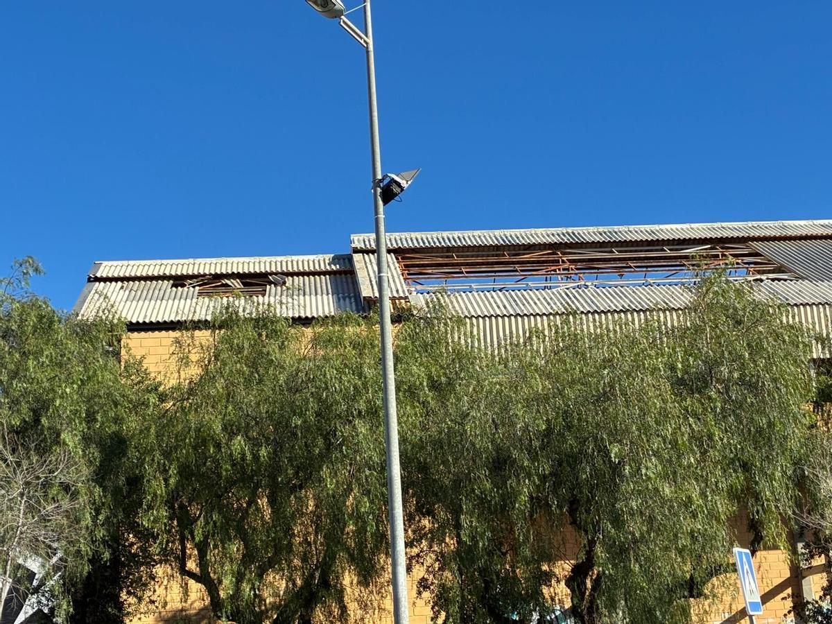 Tejado del trinquete.