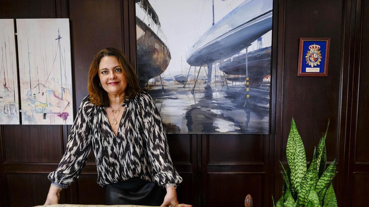 Beatriz Calzada, presidenta de la Autoridad Portuaria de Las Palmas.