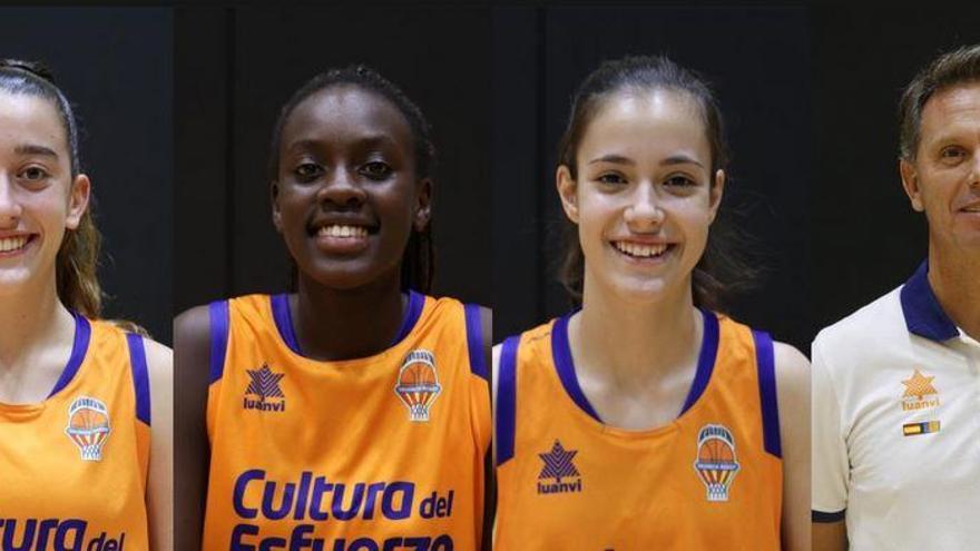 Tres canteranas del Valencia Basket, convocadas con España