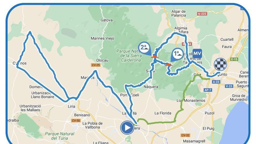 Todas las etapas de la Volta a la Comunitat Valenciana 2023 al detalle