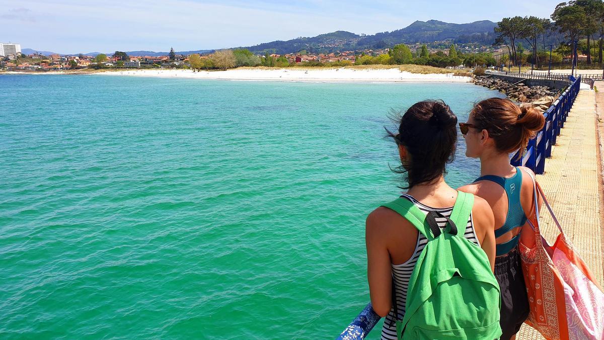 Playa de O Vao (Coruxo, Vigo), ayer