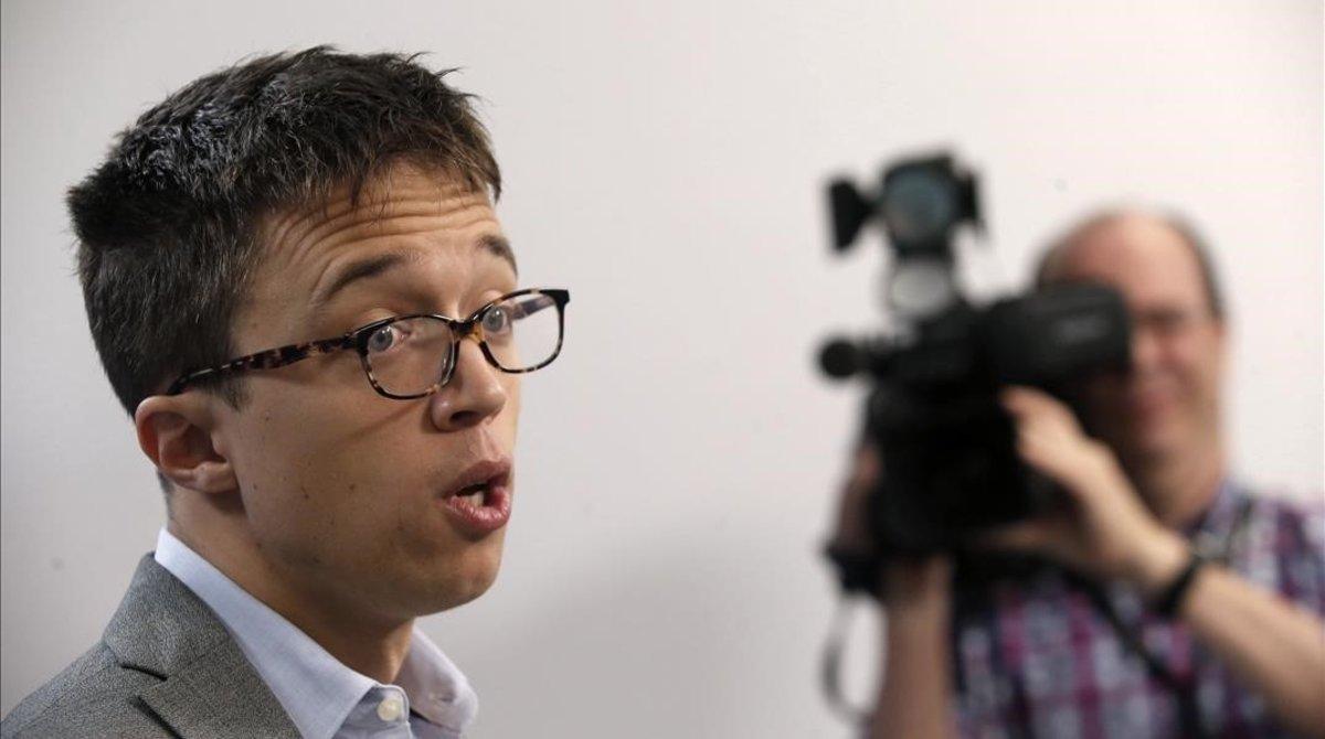 El diputado de Podemos, Íñigo Errejón.