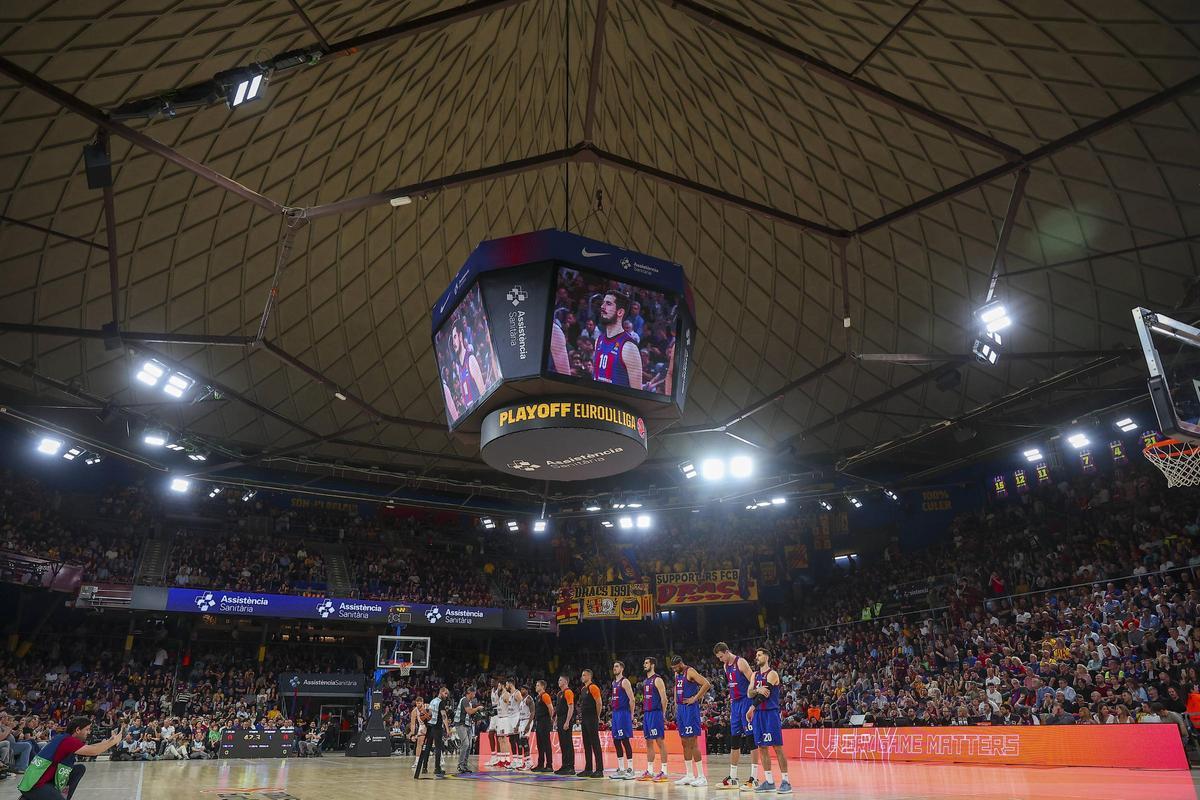 Euroliga. Barça - Olympiacos, quinto y definitivo partido del playoff, en imágenes.