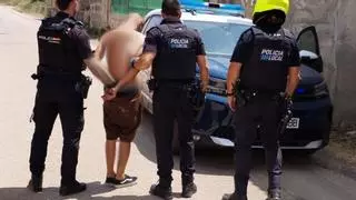 La Policía Nacional interviene un arsenal de armas de fuego y una plantación de marihuana en una casa de campo en Manacor