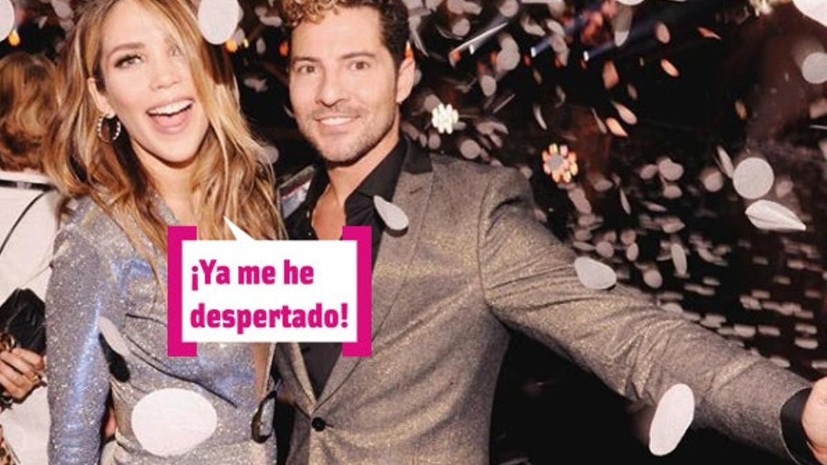 El beso más 'húmedo' de Rosanna Zanetti a David Bisbal