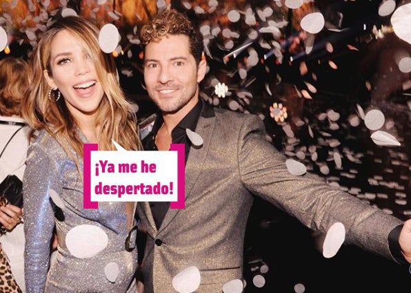 David Bisbal y Rosanna Zanetti muy felices