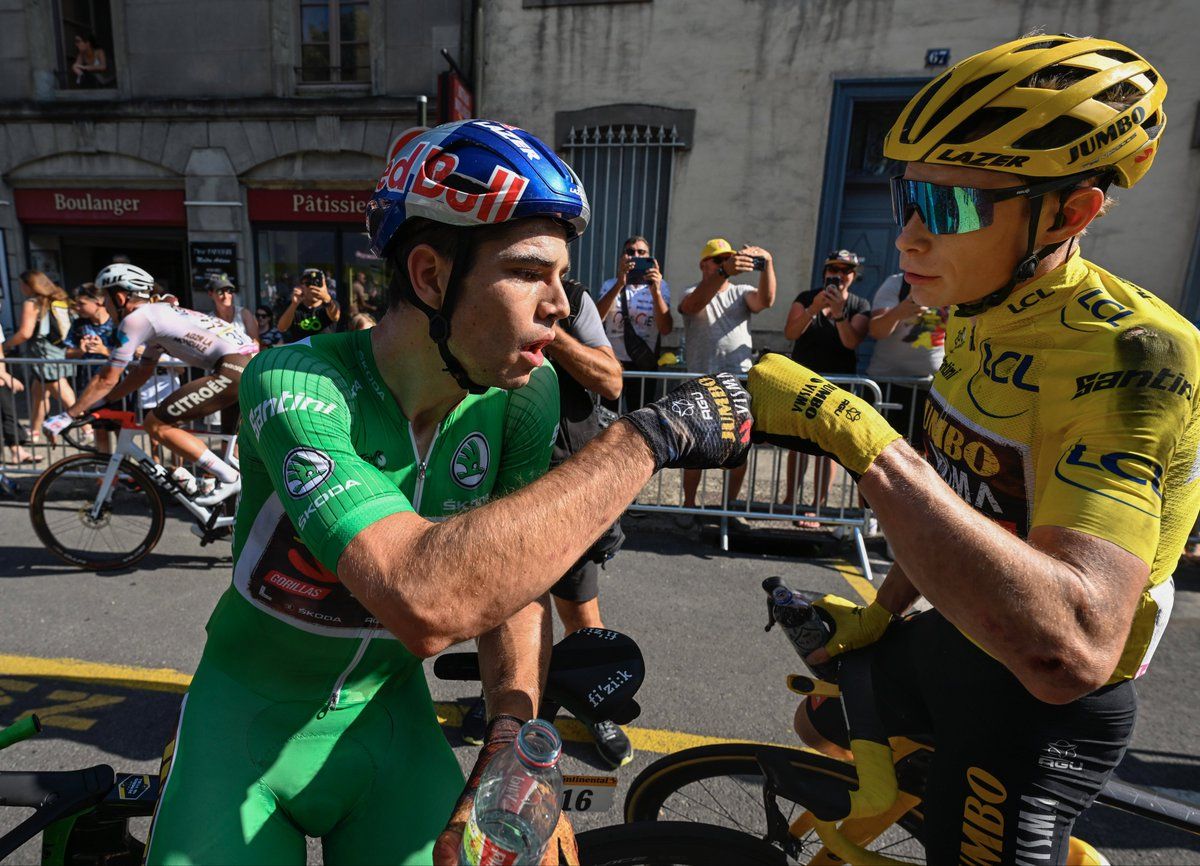 Vingegaard y Van Aert