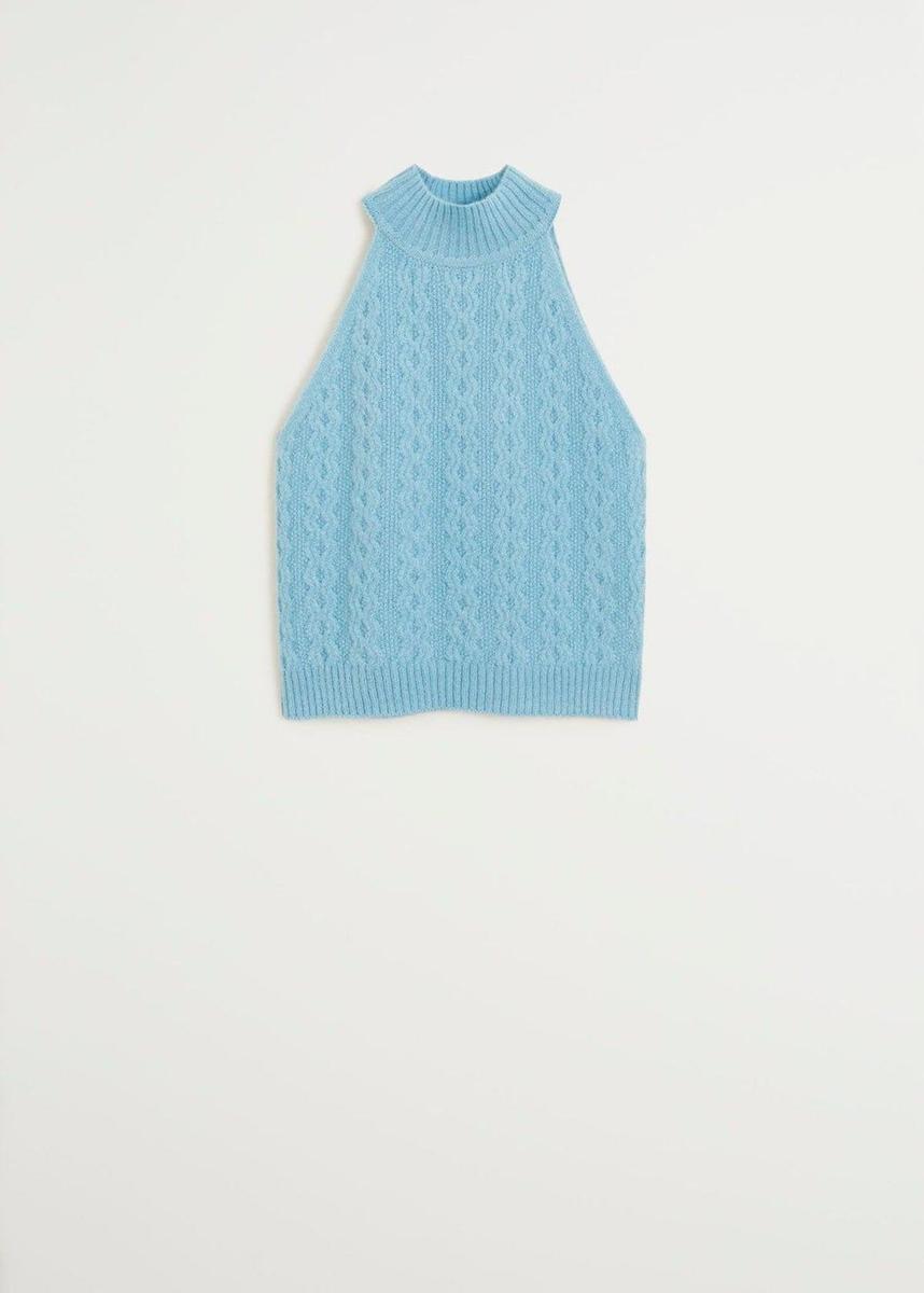 Top de cuello 'halter' de Mango. (Precio: 22,99 euros)