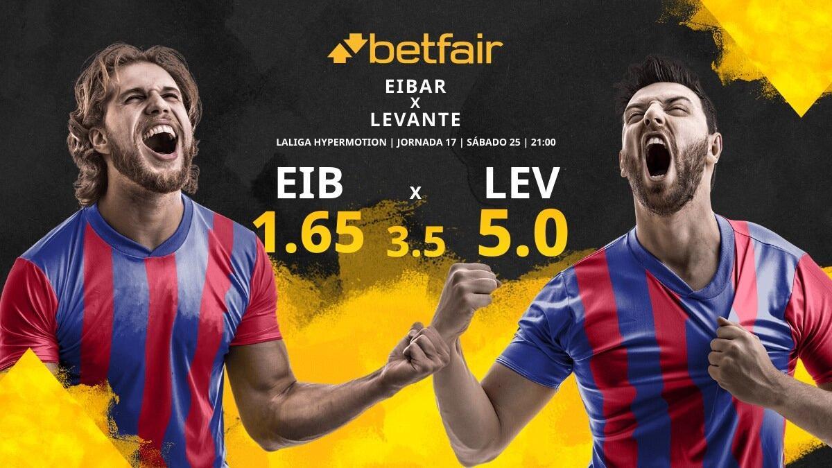 SD Eibar vs. Levante UD: horario, TV, estadísticas, clasificación y pronósticos