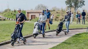 I Torneo Empordà Club de Golf organizado por  El Periódico y Sport; Aitor Moll, Consejero Delegado de Prensa Ibérica, junto a otros participantes