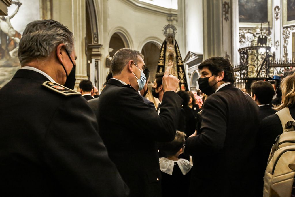 Semana Santa de Lorca 2022: Virgen de la Soledad del Paso Negro, iglesia y procesión