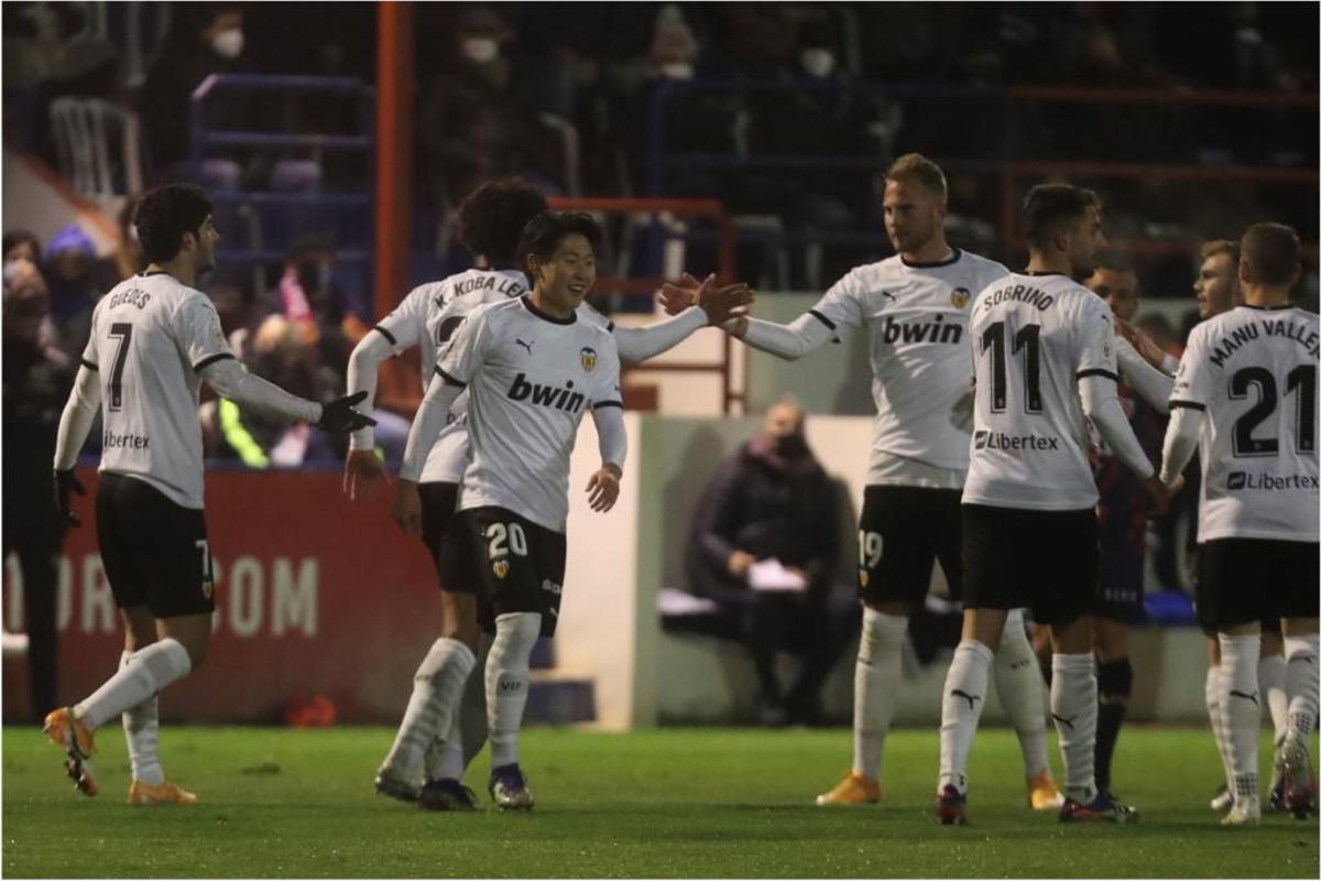 El Valencia revive en la Copa