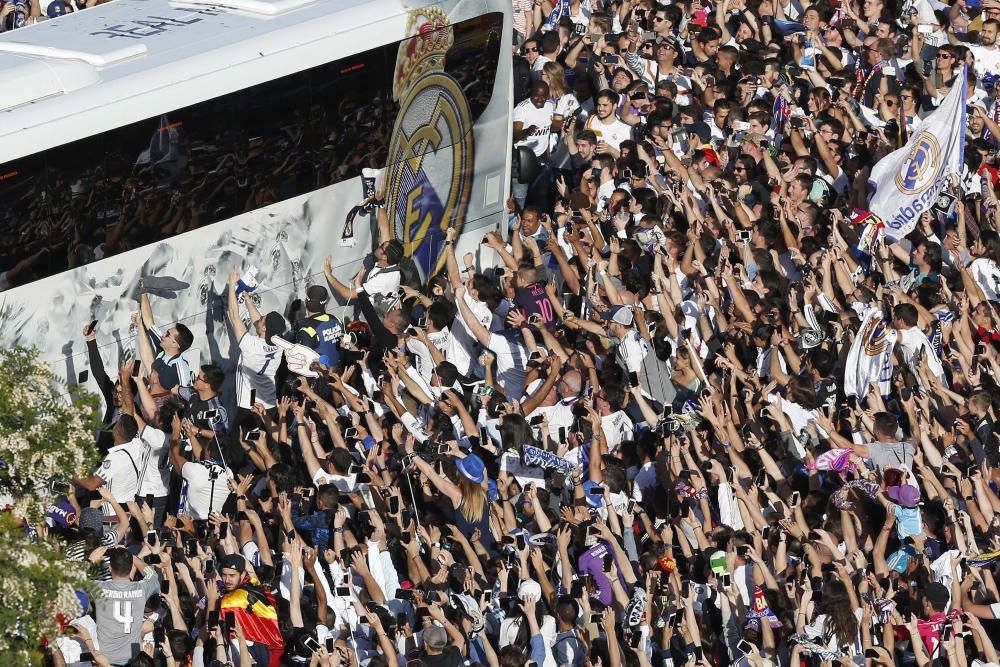 Imágenes del Clásico entre Real Madrid y Barcelona.