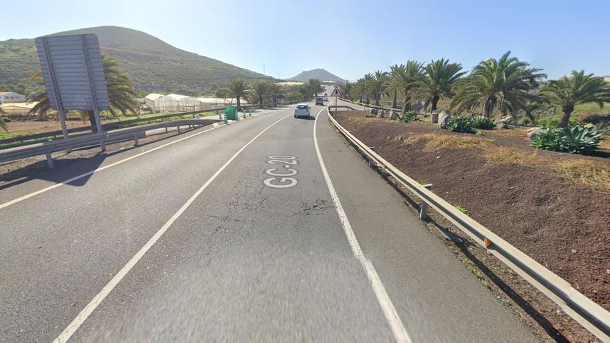 Estos son los horarios de cierre al tráfico de este jueves de la carretera desde Bañaderos a Teror