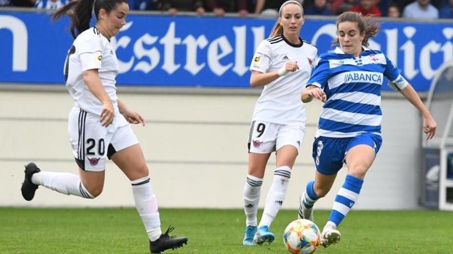 Tere Abelleira, en el partido contra el Tacón.