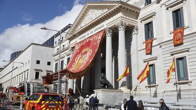Madrid se engalana para la jura de la Constitución de Leonor