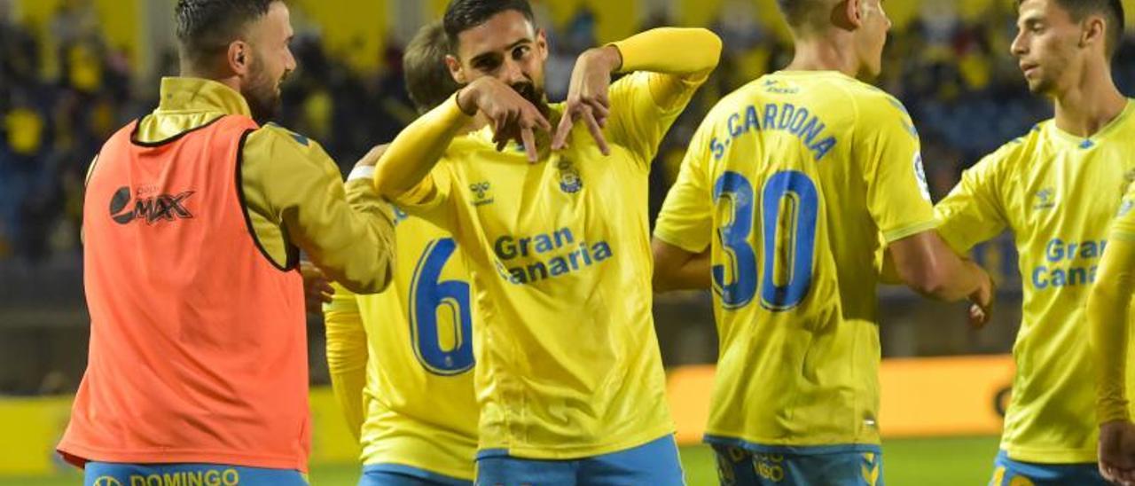 Victoria de la UD Las Palmas ante el Sporting