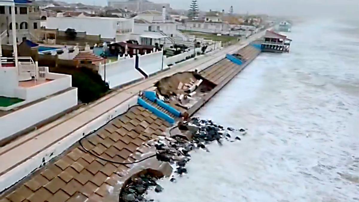 VÍDEO | Así está Matalascañas tras la catástrofe de la borrasca Francis