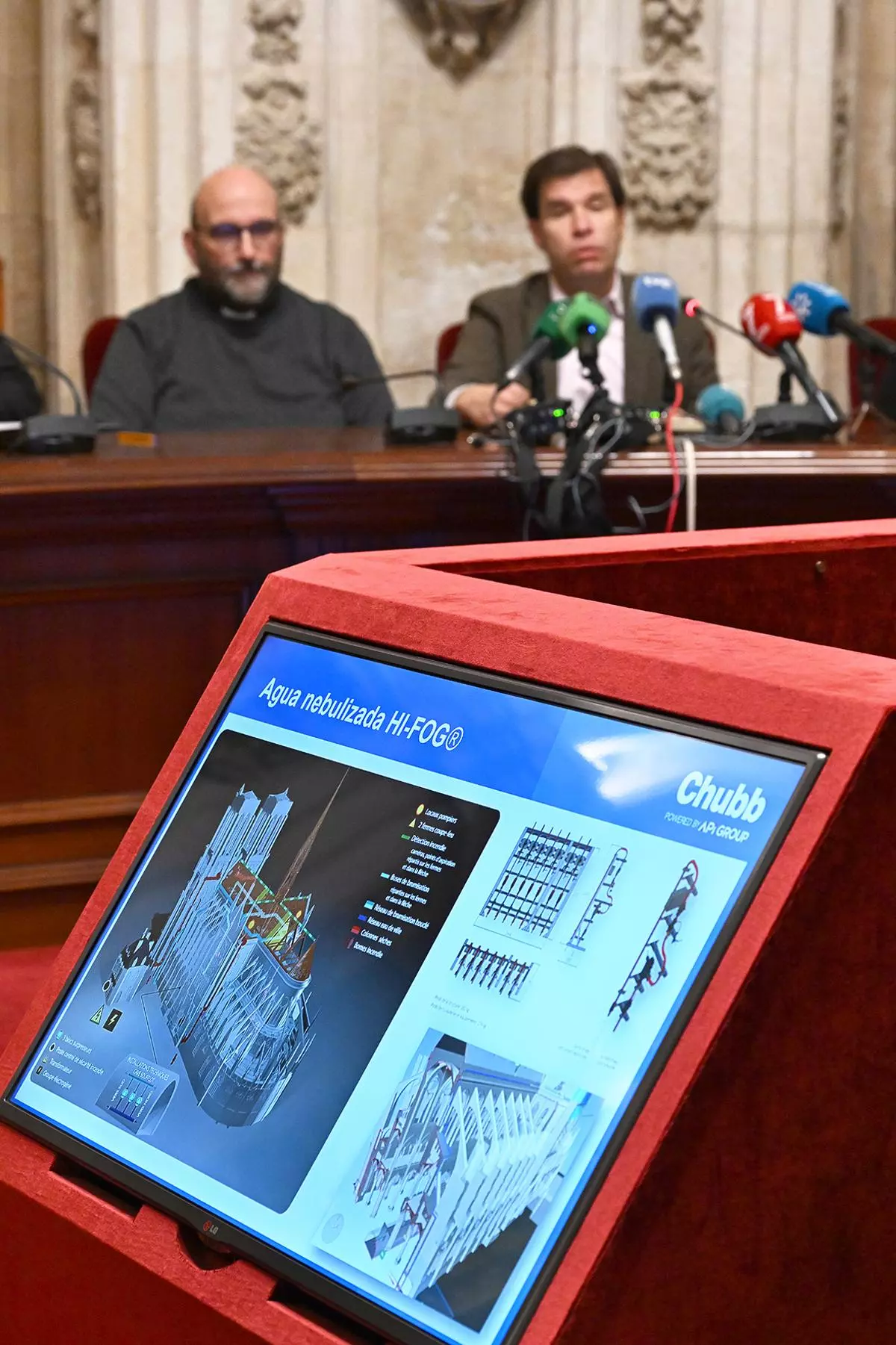 Así funciona el nuevo sistema de protección antiincendios con agua nebulizada de la Mezquita-Catedral de Córdoba