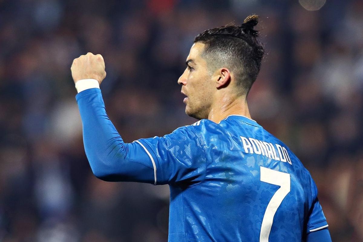 22 February 2020, Italy, Ferrara: Juventus’ Cristiano Ronaldo celebrates scoring his side’s first goal of the game during the Italian Serie A soccer match between Spal vs Juventus at the Stadio Paolo Mazza. Photo: Filippo Rubin/Lapresse via ZUMA Press/dpa