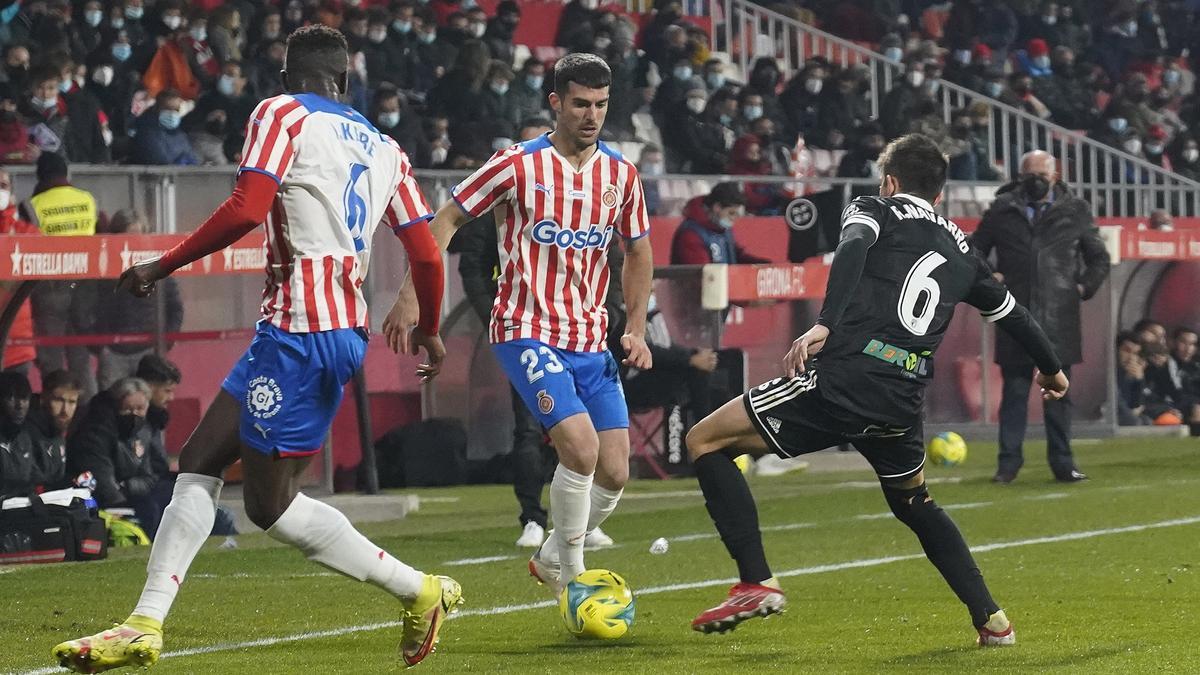 La victòria del Girona contra el Burgos a Montilivi en imatges