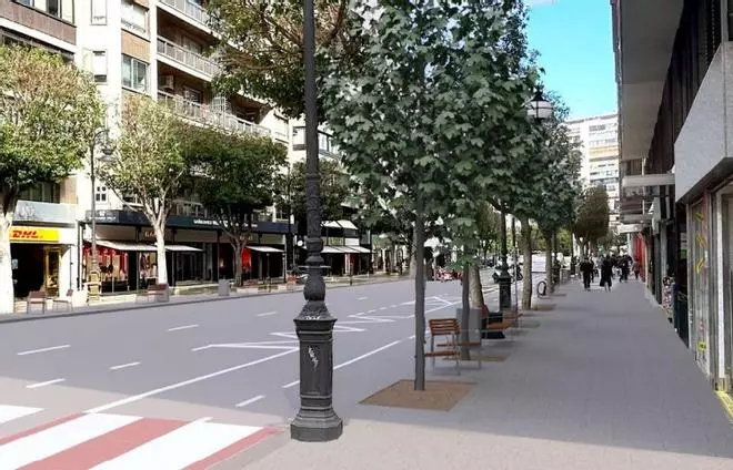 Así será la nueva calle Colón de València