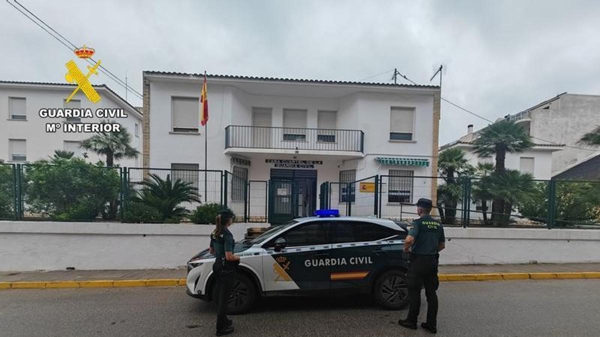 El cuartel de la Guardia Civil de Pego