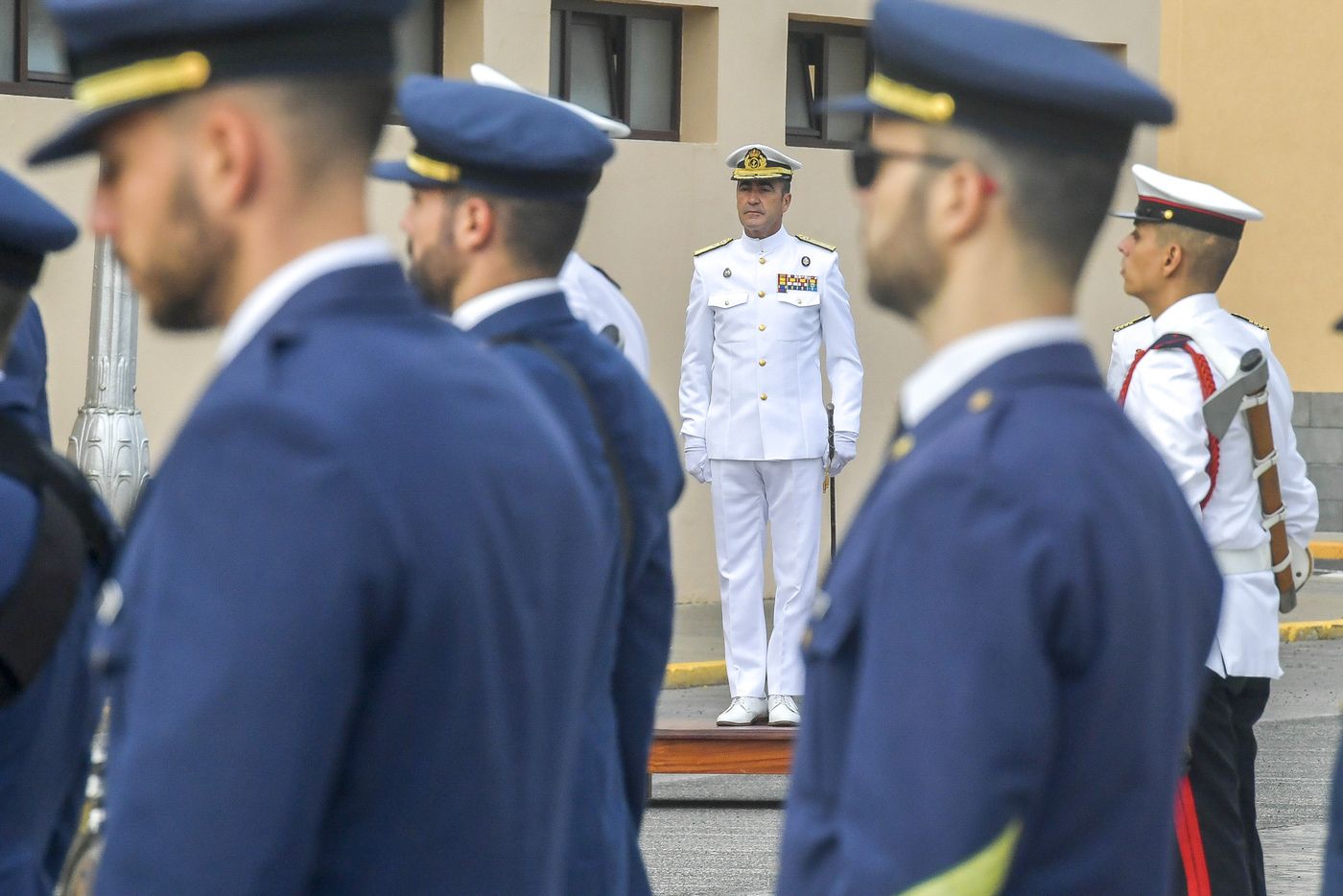 Toma de posesión de Santiago de Colsa, nuevo comandante almirante del Mando Naval de Canarias