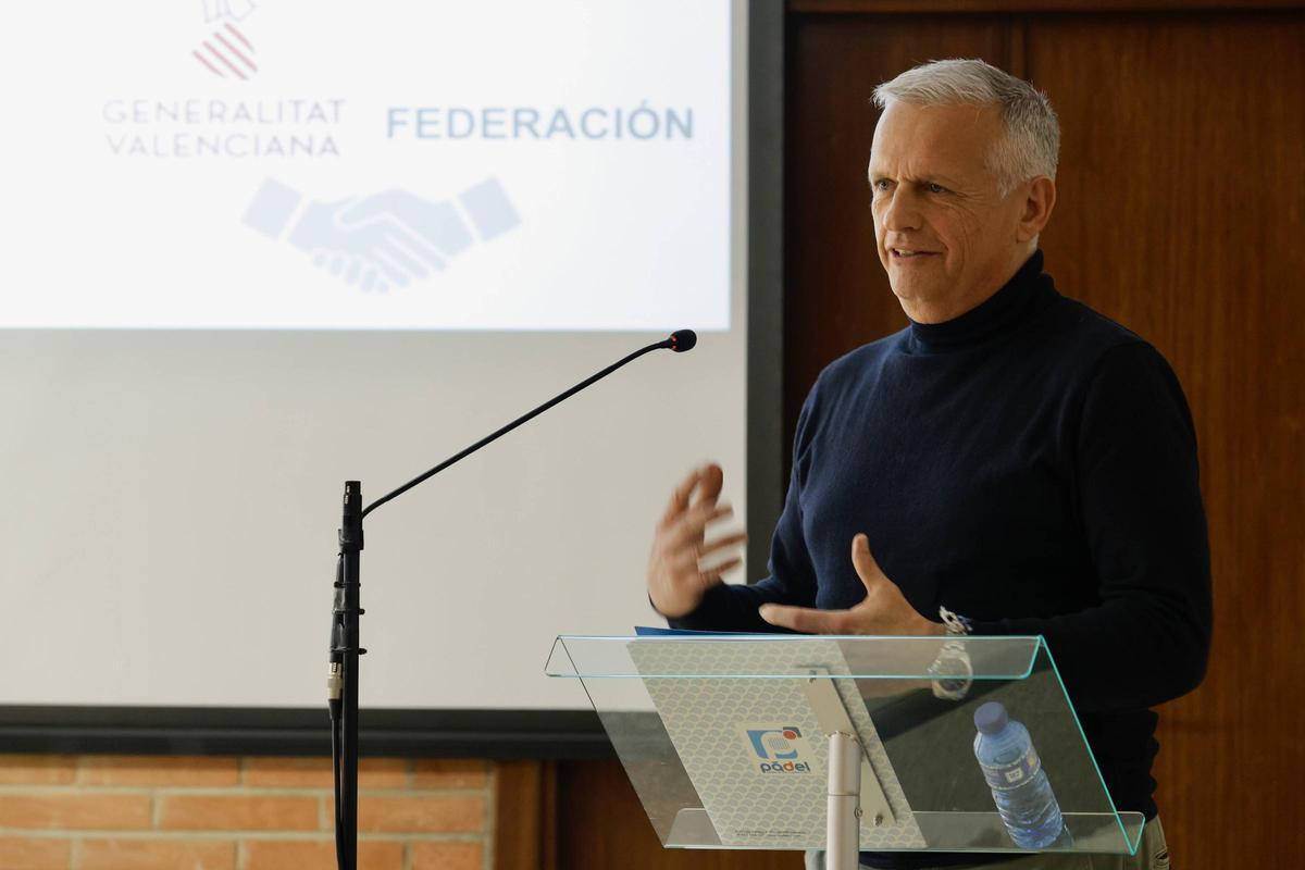 Alfonso Monferrer, presidente de la Federación de Pádel de la C. Valenciana
