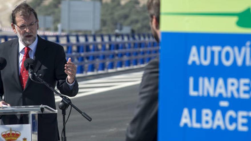 Mariano Rajoy, la semana pasada en Jaén.