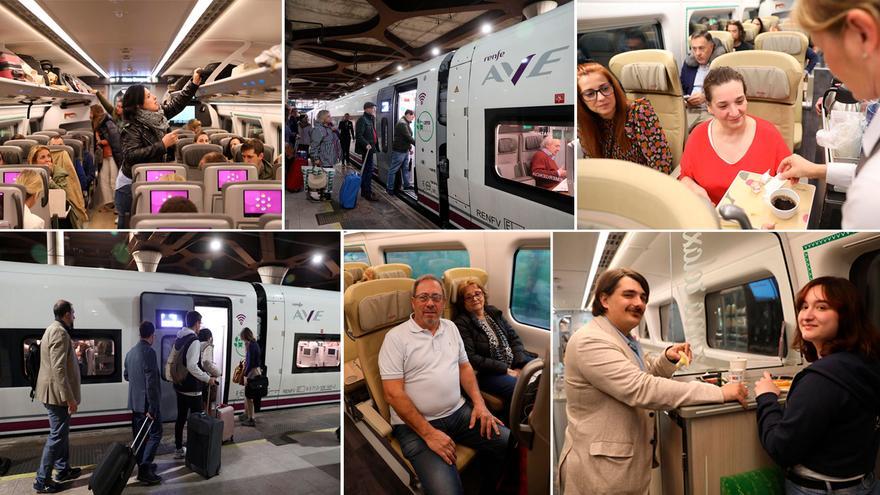 Los nuevos trenes Avril que unen Asturias y Madrid, bendecidos por los usuarios pese a que el primero llegó con retraso: &quot;Es una pasada, es el AVE real&quot;
