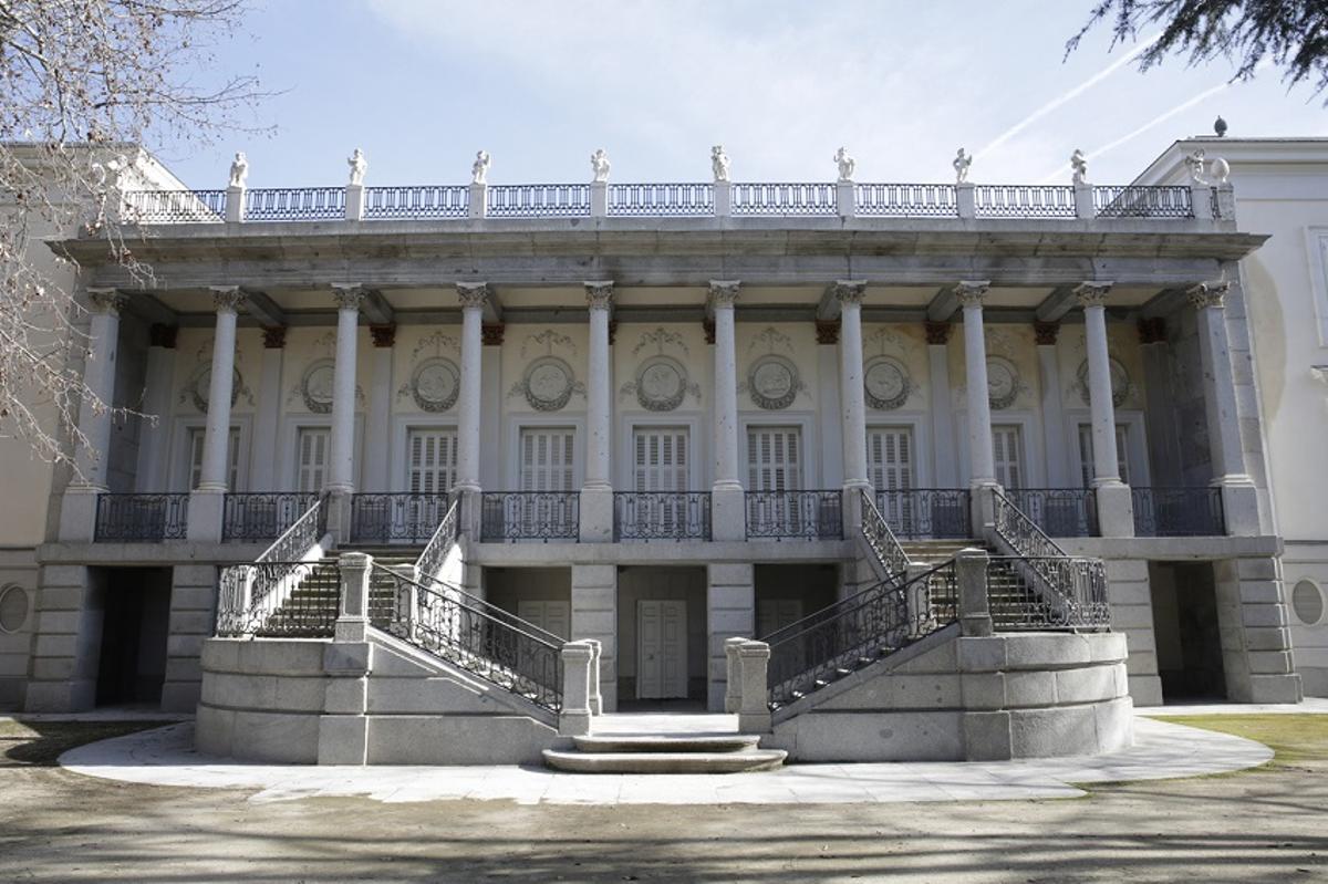 Vista del palacio del Parque de El Capricho, en cuya conversión en museo se trabaja desde 2018.
