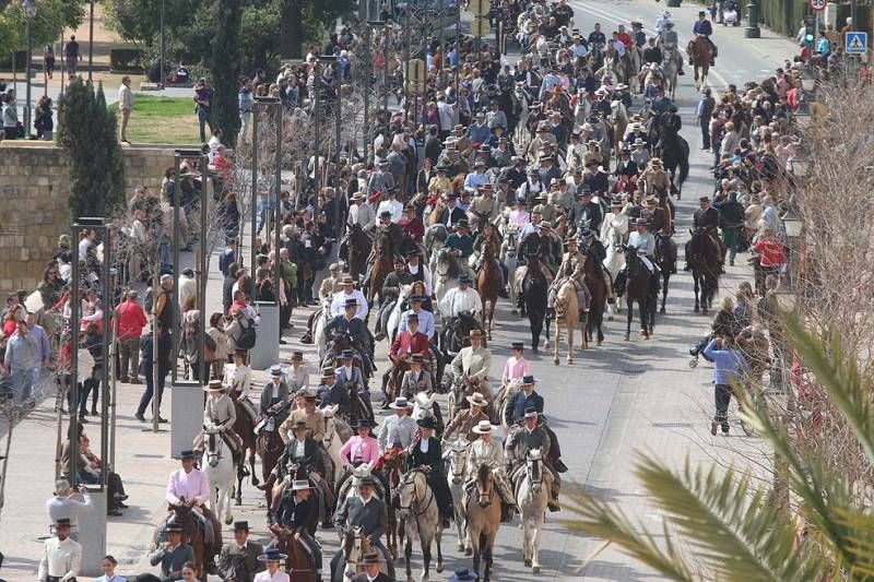 Marcha ecuestre del día de Andalucía en Córdoba