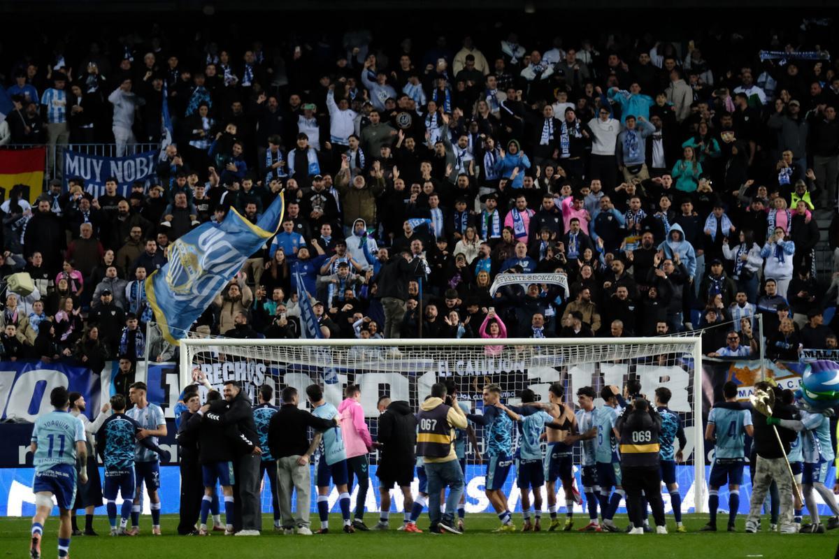 Málaga CF - Albacete BP, en imágenes