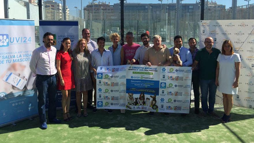 Presentación del torneo benéfico.