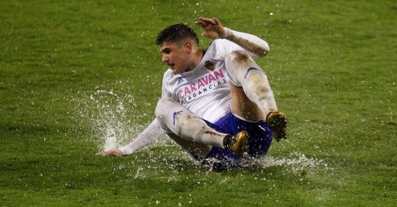 Imágenes del Real Zaragoza-Barcelona B