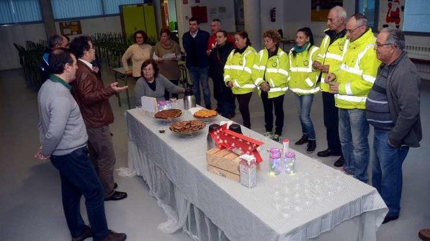 Reunión de ayer con los voluntarios. // Rafa Vázquez