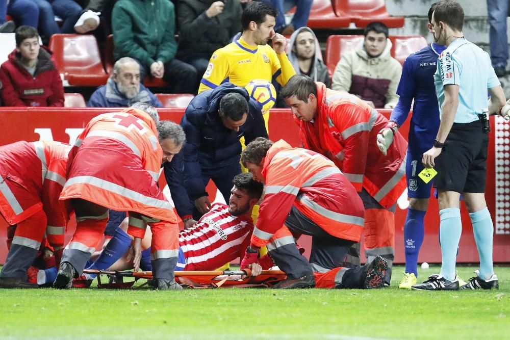 El partido entre el Sporting y el Alcorcón, en imágenes