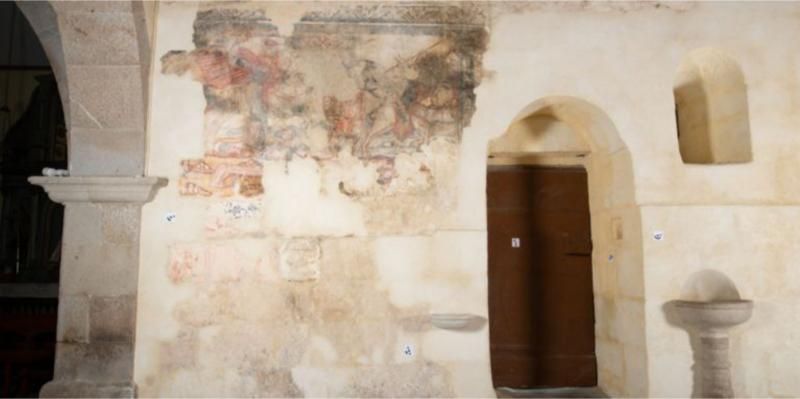 os frescos restaurados
