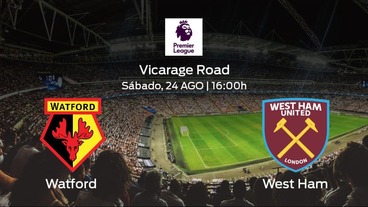 Jornada 3 de la Premiere League: previa del duelo Watford - West Ham