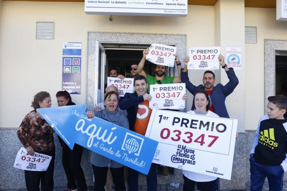 El Gordo también visitó Los Prados, en concreto la calle Barlovento número 2