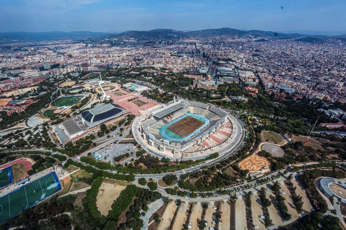 Las obras en Barcelona desde el aire