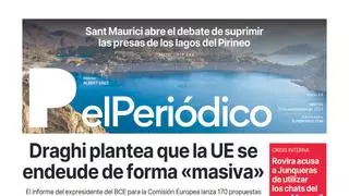 La portada de EL PERIÓDICO del 10 de septiembre de 2024