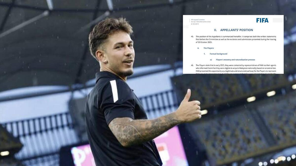 Gabri Palmero y el documento del Tribunal de Apelación de la FIFA, al que ha tenido acceso EL DÍA.